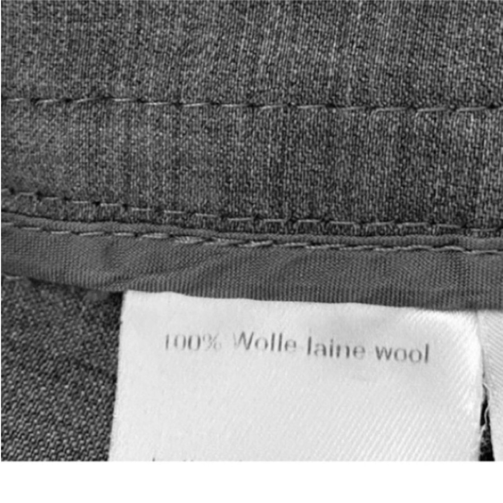 Akris Punto Women’s Pants Trousers Gray Straight Leg Stretch 100% wool size 8 - Picture 6 of 13